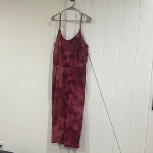 Old Navy Burgundy tie dye dress XL